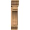 Ekena Millwork Merced Traditional Smooth Bracket w/ Offset Brace, Western Red Cedar, 7 1/2"W x 28"D x 32"H BKT0806X28X32MRC01SWR - alternate 3